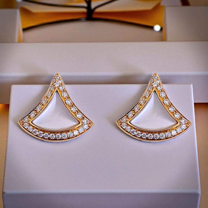 Diva MOP Diamond Earring 18K / Anting Dia Mutiara Berlian 18K / Diamond Jewelry 397ABDAB39800LS-HT