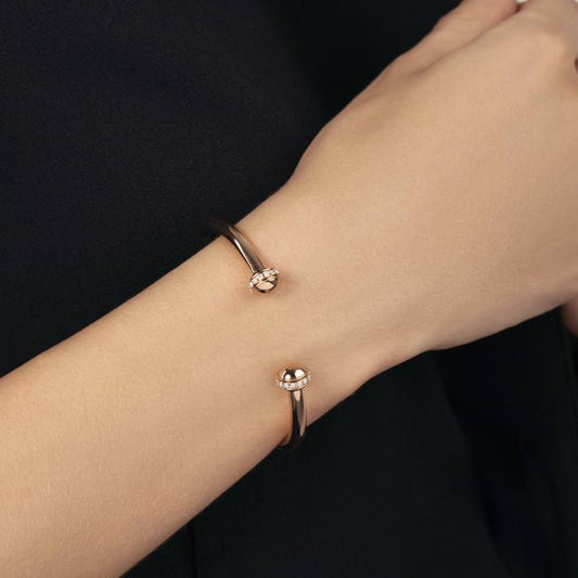 Openet Diamond Bangle Gold 18K Diamond Jewelry