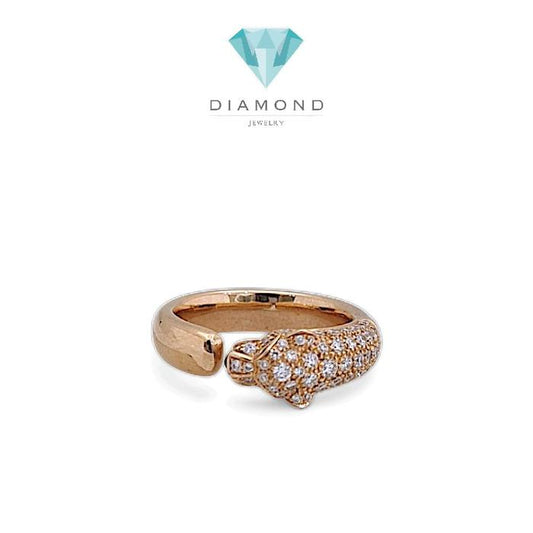 Panthere Diamond Ring 18K / Cincin Panthere Berlian 18K / Diamond Jewelry 16CBD20550RB-HT