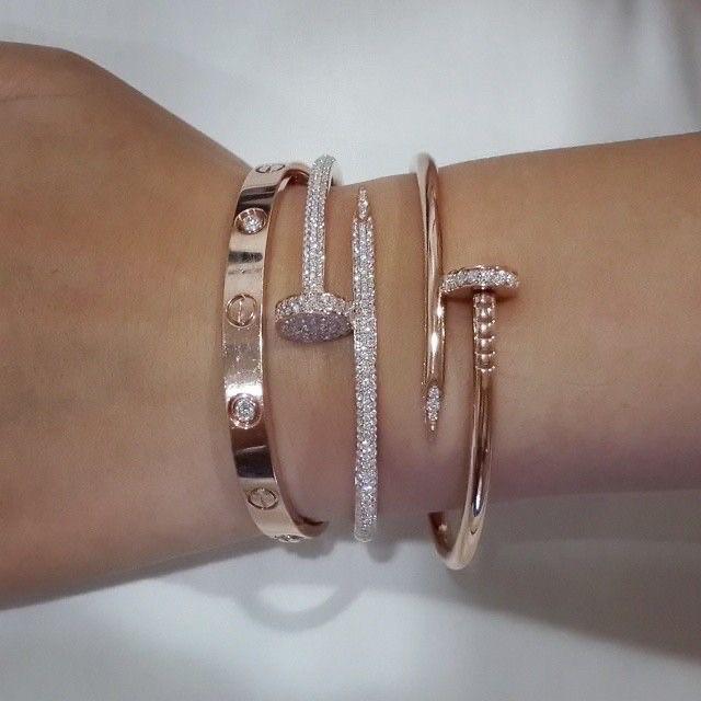 Gelang Paku Full Diamond-Diamond Jewelry-4GBD5000ET-HT