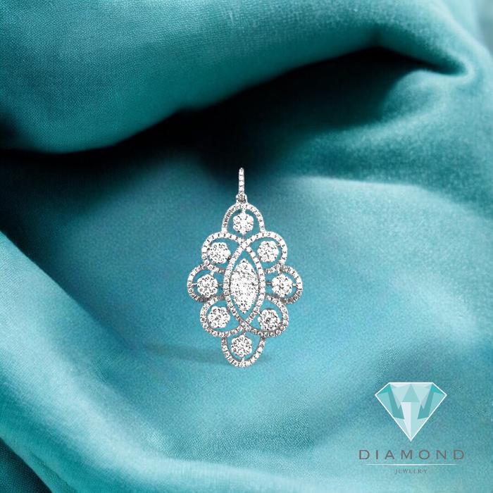 Liontin Berlian Bunga Diamond Jewelry