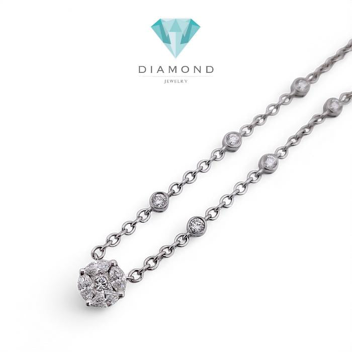 Diamond Necklace esperanza 18K Gold Diamond Jewelry
