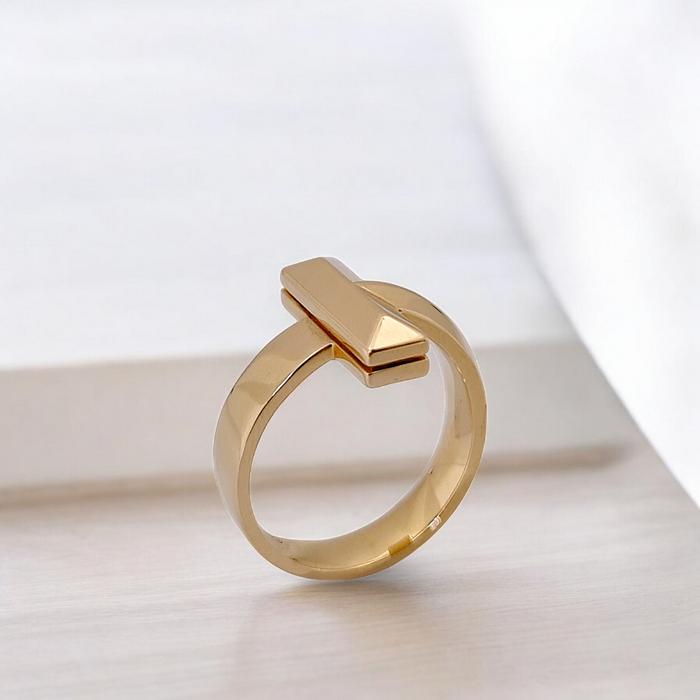 T1 Ring Couple Gold 18K/Cincin Emas T1 Couple / Diamond Jewelry-375CBD873RY/374CBD463RY-HT