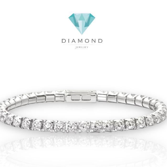 Tennis Diamond Bracelet HF 18k -Diamond Jewelry