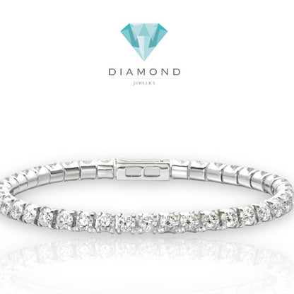 Tennis Diamond Bracelet HF 18k -Diamond Jewelry