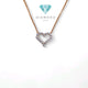 Love Small Diamond Necklace 18K / Kalung Berlian Hati Kecil 18K / Diamond Jewelry 133KBD52000AB -HT