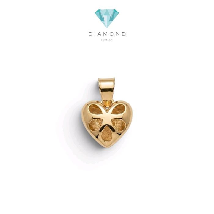 Heart Gold Pendant 16K / Liontin Emas Hati 16K / Diamong Jewely / 285LMS098LS