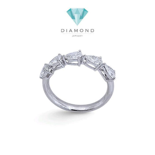 Listring Pear Diamond Ring 18K / Cincin Listring Pear Berlian 18K / Diamond Jewelry 375CB1575ANANLS HT