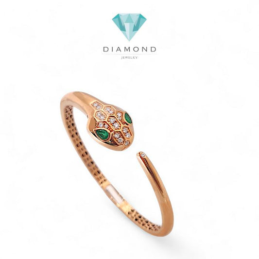diamond bangle head Serpenti With Diamond / Diamond Jewelry