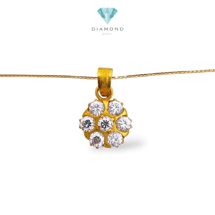Topaz Pendants 18K / Liontin Topaz 18K / Diamond Jewelry / 176LMSWP5