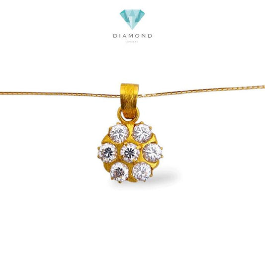 Topaz Pendants 18K / Liontin Topaz 18K / Diamond Jewelry / 176LMSWP5