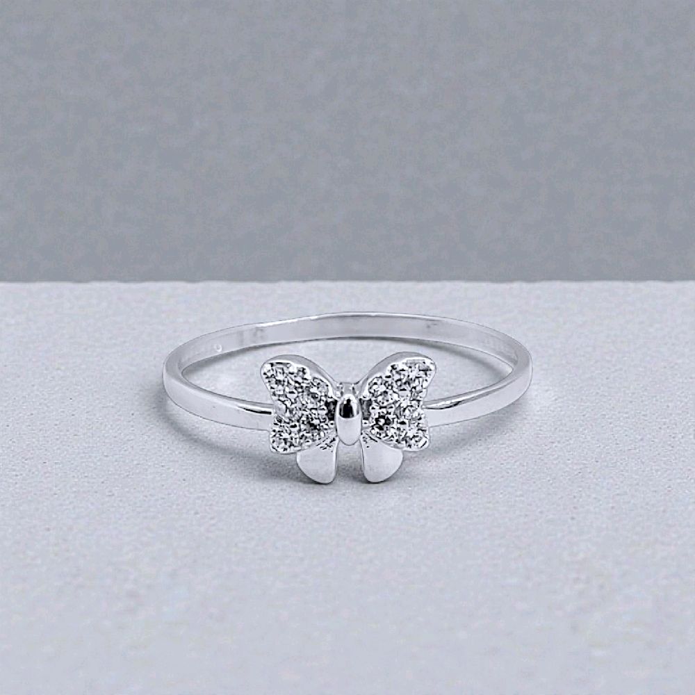 Ribbon Gold Ring 700K / Cincin Pita Emas 700K /  433CMS101LS/cincin emas putih