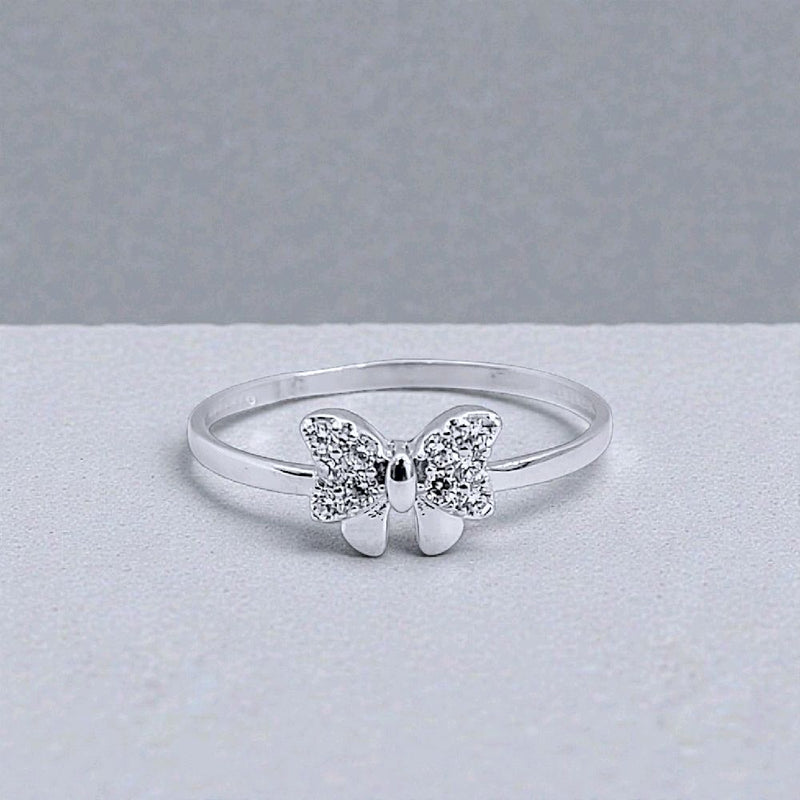 Ribbon Gold Ring 700K / Cincin Pita Emas 700K /  433CMS101LS/cincin emas putih