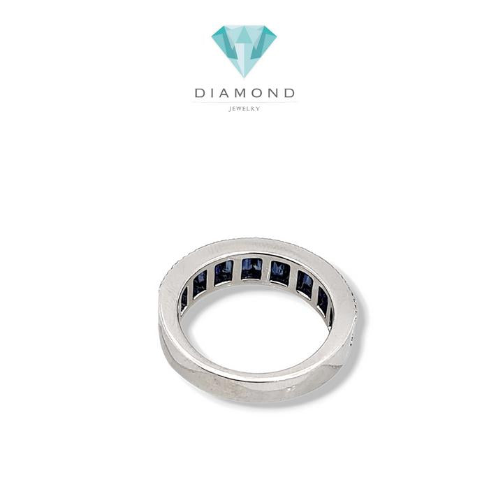 Safir With Diamond Ring / Diamond Jewelry