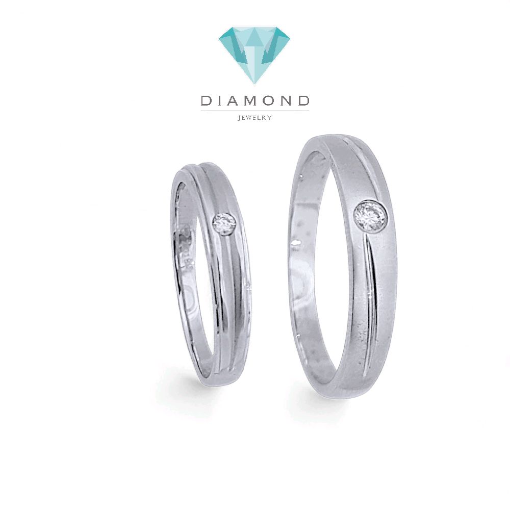 Wedding Diamond Ring Solitaire 18K / Cincin Kawin Berlian Solitaire 18K / Diamond Jewelry 75CBNKH4066WPLS - 76CBNKH5168WPLS - HT