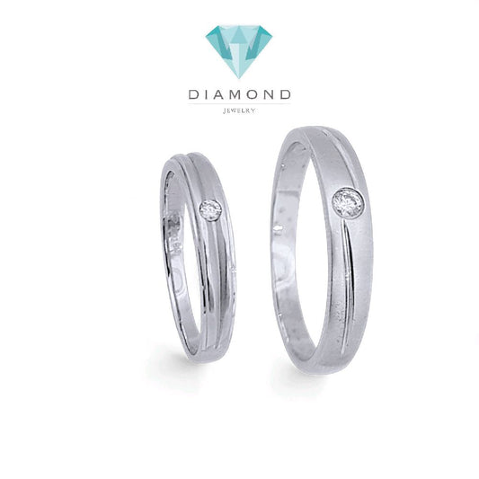 Wedding Diamond Ring Solitaire 18K / Cincin Kawin Berlian Solitaire 18K / Diamond Jewelry 75CBNKH4066WPLS - 76CBNKH5168WPLS - HT