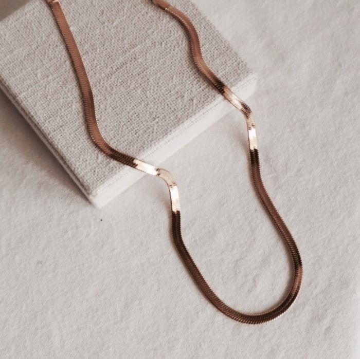 Omega necklace choker 4mm 18 cm Diamond Jewelry