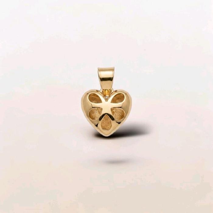 Heart Gold Pendant 16K / Liontin Emas Hati 16K / Diamong Jewely / 285LMS098LS