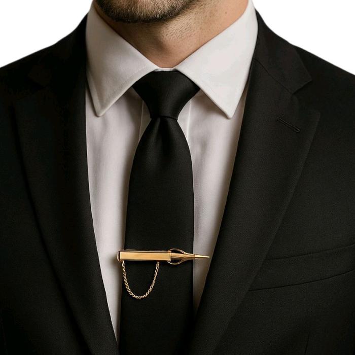Tie Bar Gold 18K / Jepitan Dasi Emas 18K / Diamond Jewelry 48JDGT198WP-HT