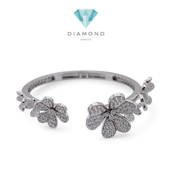 Frivole Diamond Bangle 18K / Diamond Jewelry-137GBD713000AB-HT