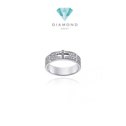 kelly pave diamond ring 18K Rose GoldDiamond Jewelry
