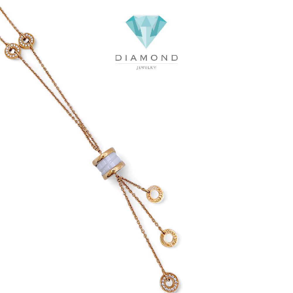 B.zero Diamond Necklace 18K / Kalung Berlian B.zero 18K / Diamond Jewelry 126KBD130000AB -HT