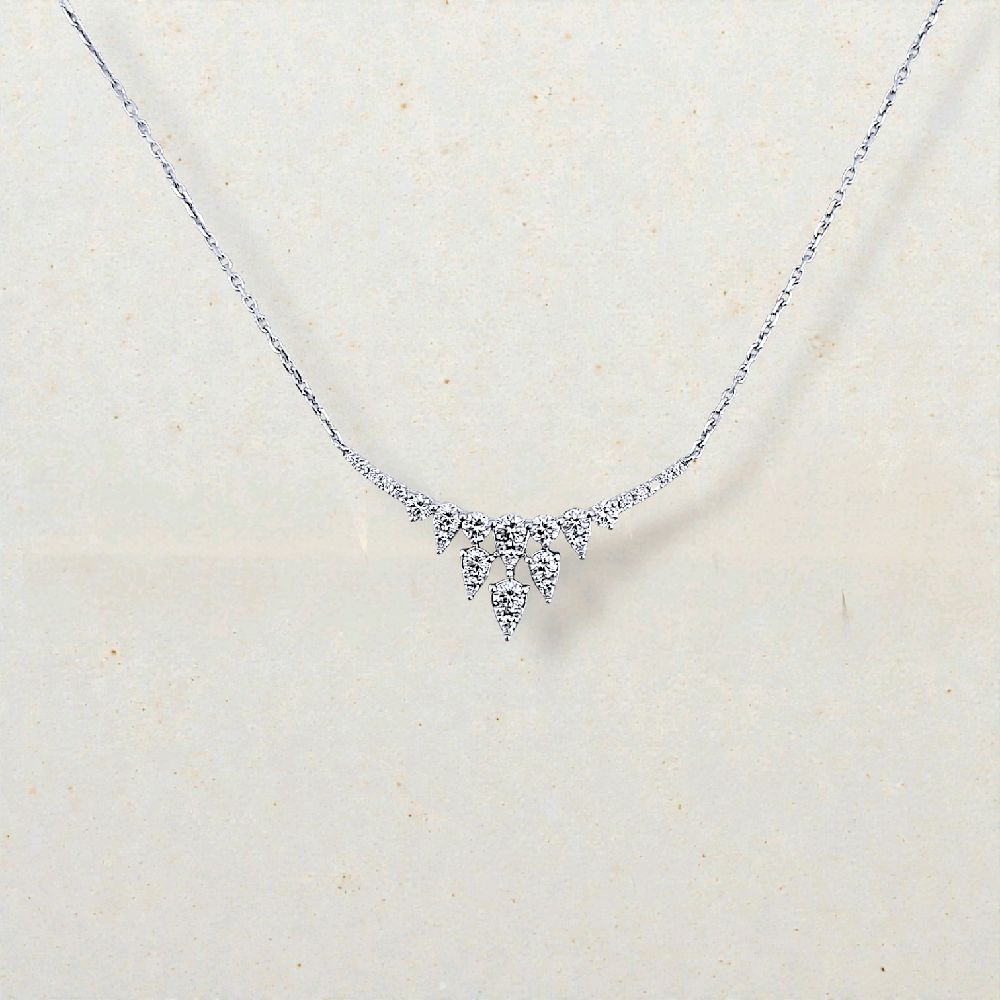 Eternal Pear Diamond Necklace 18K / Kalung Berlian Eternal Pear 18K / Diamond Jewelry - 147KBD95000AB