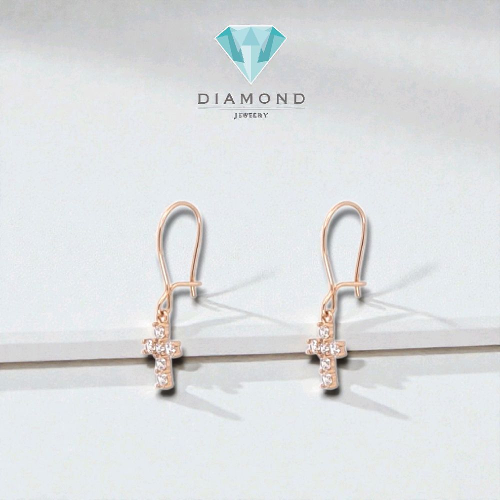Anting  Emas Salib 17K / Diamond Jewelry / 430AMS113LS