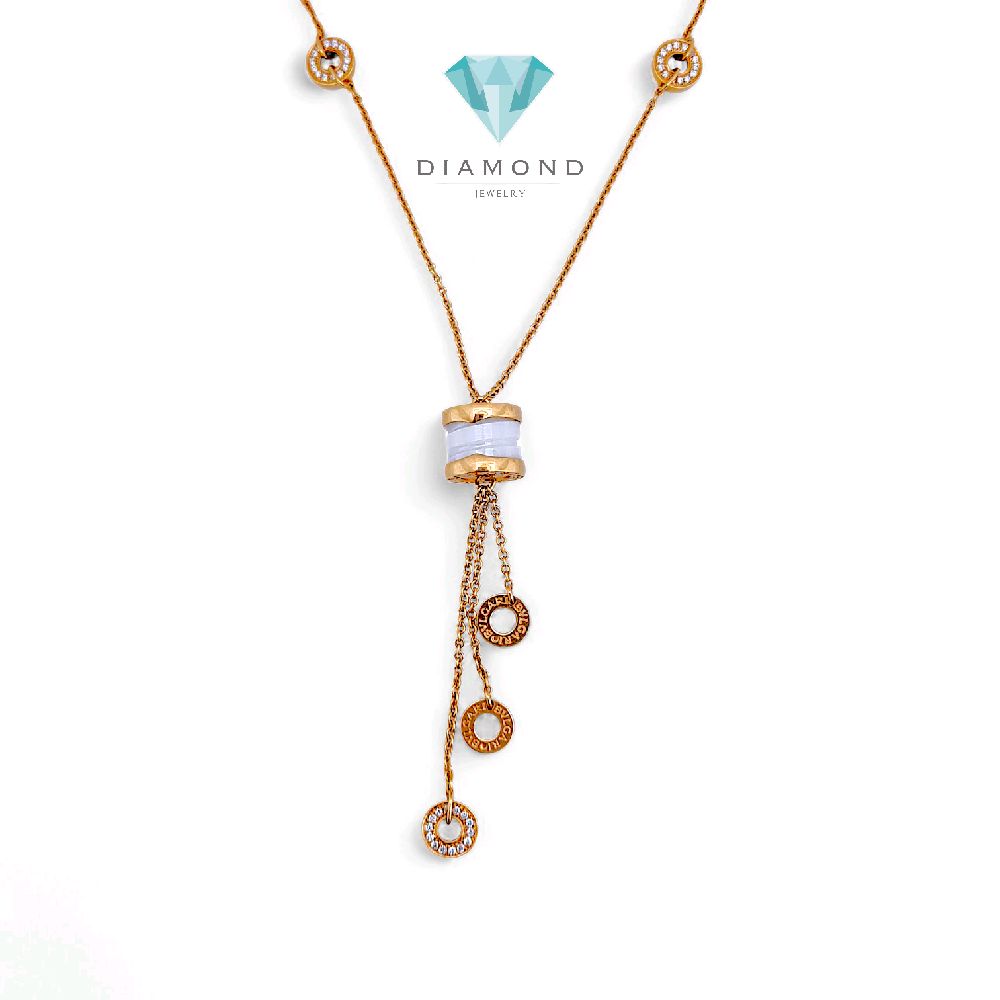 B.zero Diamond Necklace 18K / Kalung Berlian B.zero 18K / Diamond Jewelry 126KBD130000AB -HT
