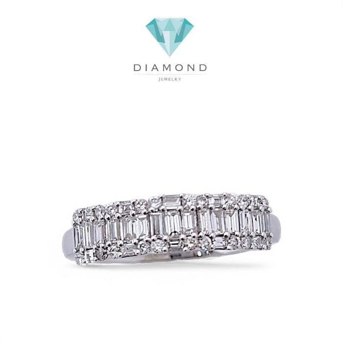 Baguette Diamond Ring 18K / Diamond Jewelry