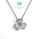 Tri Heart Diamond Pendant 18K / Liontin Berlian Tiga Hati 18K / Diamond Jewelry 399LB6700KVLS-HT