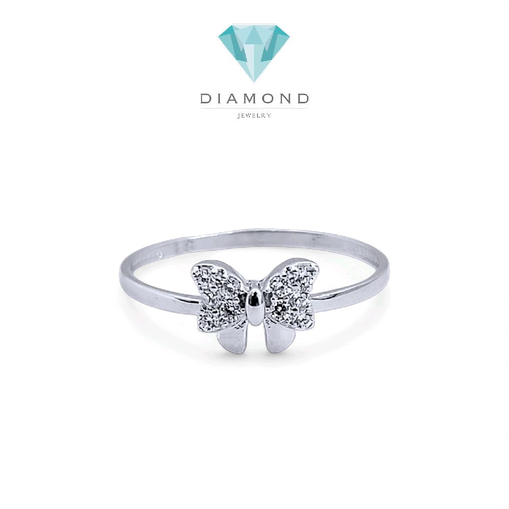 Ribbon Gold Ring 700K / Cincin Pita Emas 700K /  433CMS101LS/cincin emas putih