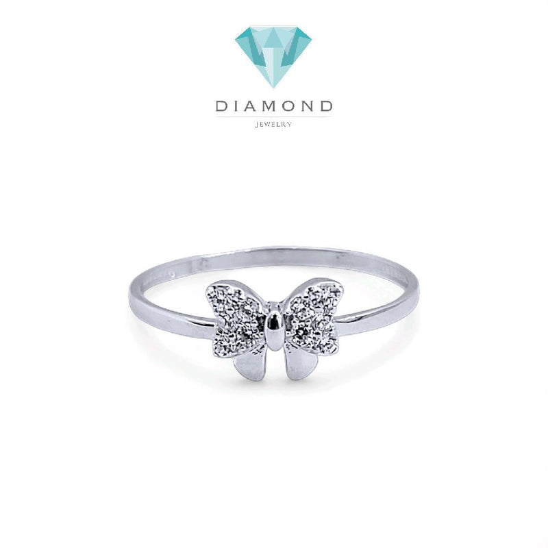 Ribbon Gold Ring 700K / Cincin Pita Emas 700K /  433CMS101LS/cincin emas putih