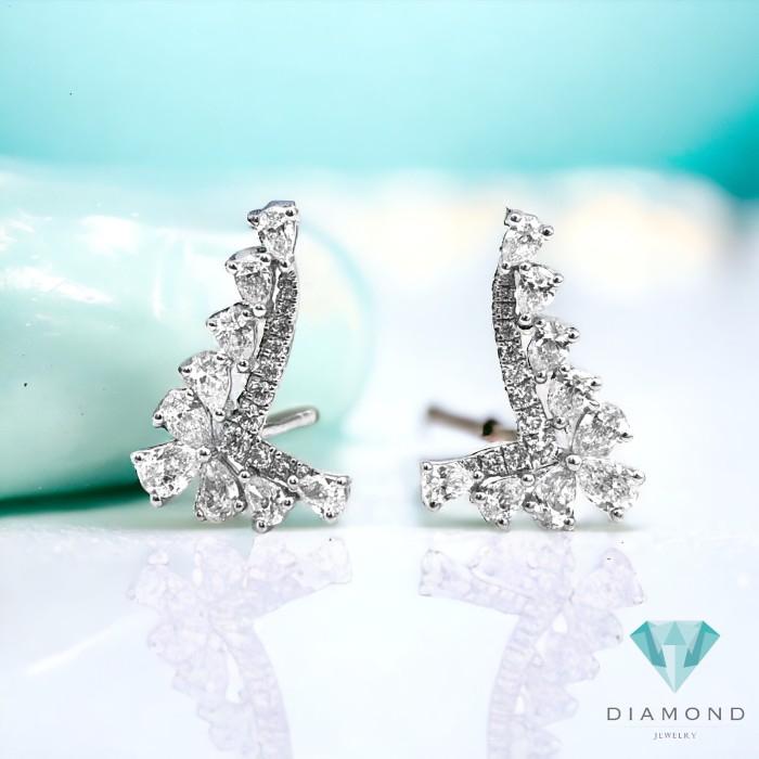 Laufey Louvre Diamond earring 18k-Diamond Jewelry- Anting Perhiasan Berlian L Laufey