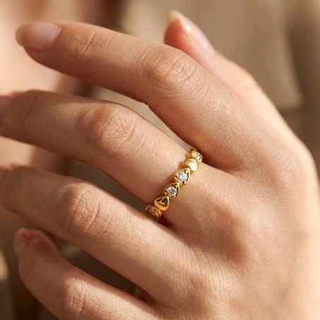 Love Listring Gold Ring 23K / Cincin Emas Love Listring 23K / 58CMSWP3