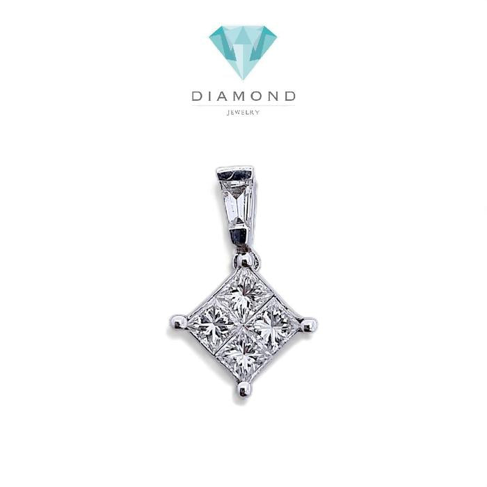 Liontin Square Diamond 18K / Diamond Jewelry 64LBGT6193WP