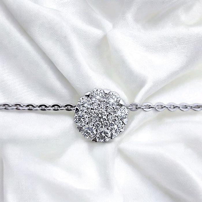 Liontin Round Diamond 18K / Diamond Jewelry