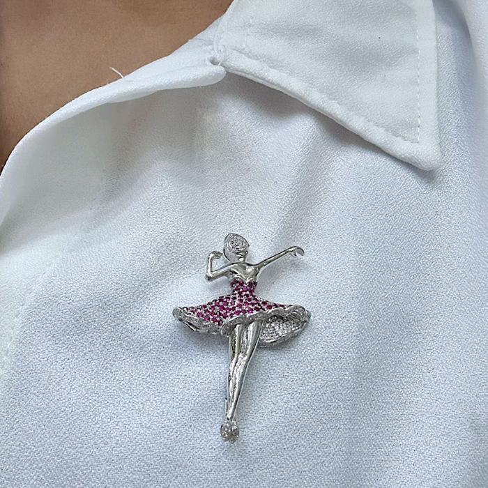 Ballerina Diamond Bros 18K / Diamond Jewelry-30BLKV2005WP-HT