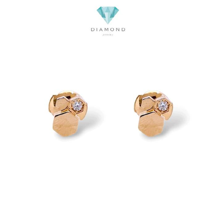 Honeycomb Diamond Earrings 18K / Diamond Jewelry / 114AB43000AB