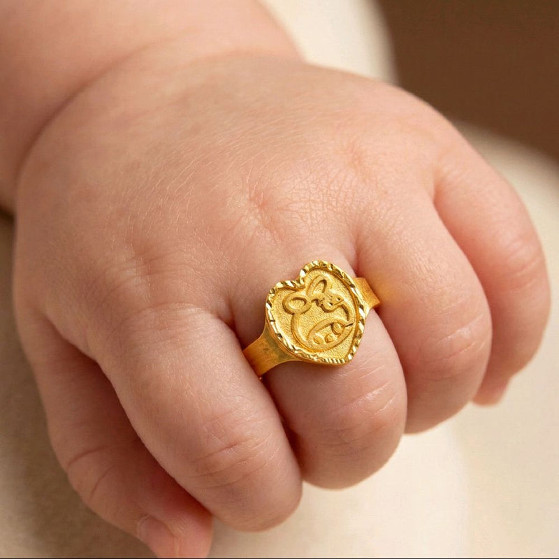 Melody Gold Ring Baby 23K / Cincin Bayi Emas Melody 23K / 57CMSWP5