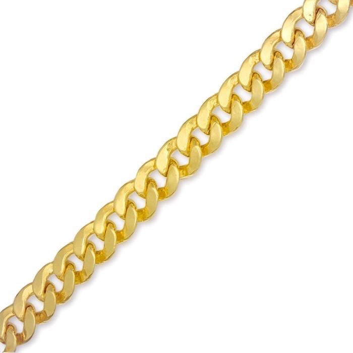 Cuban Chain Sisik Naga Gelang Mas/Gold Bracelet 16/17K Diamond Jewelry-73GMS11WP/67GMS6WP-HT