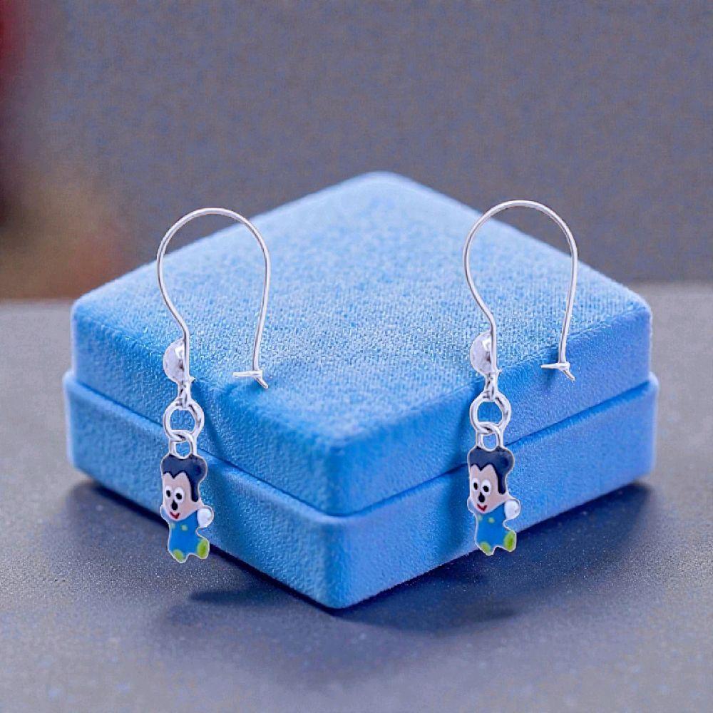 Mickey Earrings 18K / Anting Mickey 18K / Diamond Jewelry / 338AMSLS1
