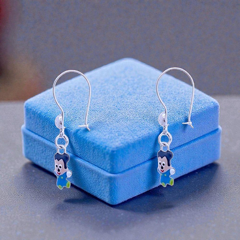 Mickey Earrings 18K / Anting Mickey 18K / Diamond Jewelry / 338AMSLS1
