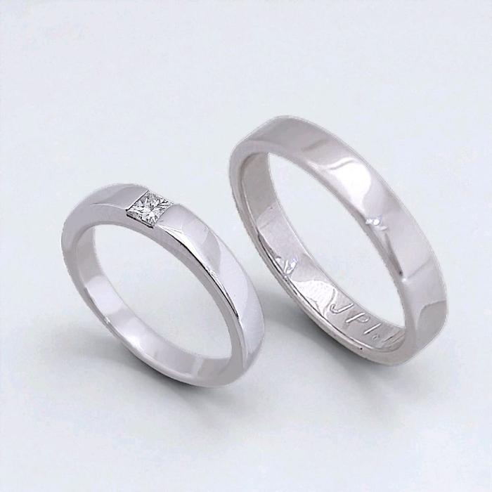 Wedding Ring Diamond 18K / Cincin Nikah Berlian 18K / Diamond Jewelry 82CBGT600WPLS - 311CNKH200WPLS-HT