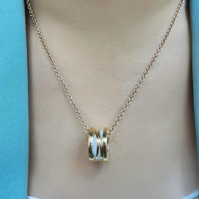 B.Zero Necklace / Kalung B.Zero 18K / Diamond Jewelry 351KBD1225RY HT