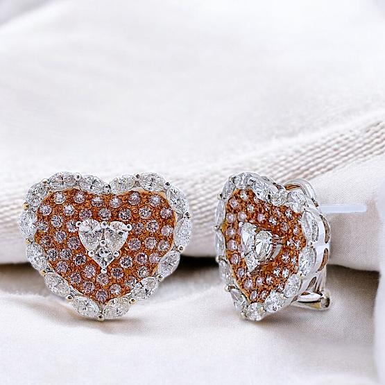 Love Diamond Earring 18K / Diamond Jewelry