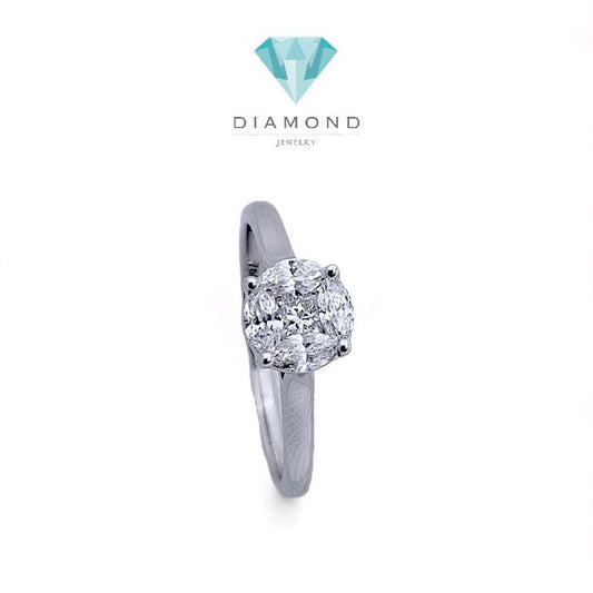Esperanza Diamond Ring 18K / Cincin Berlian Esperanza 18K / Diamond Jewelry 376CB625ANANLS HT