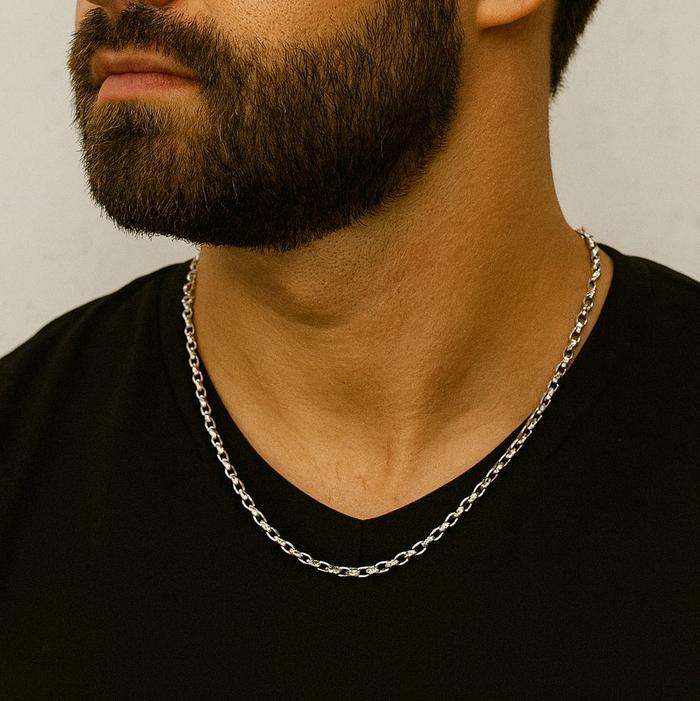 Chain Necklace White Gold 750K-Diamond Jewelry-425KMS305LS-HT