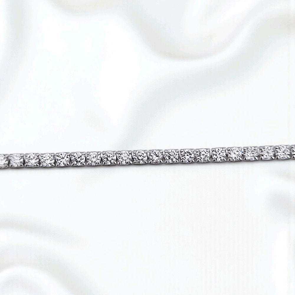 Tennis Lab Grown Diamond Bracelet 14K / Gelang Tennis Berlian Lab Grown 14K / Diamond Jewelry 1GBLGG1000LS HT