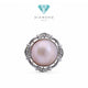 Pearl Diamond Ring 18K / Diamond Jewelry